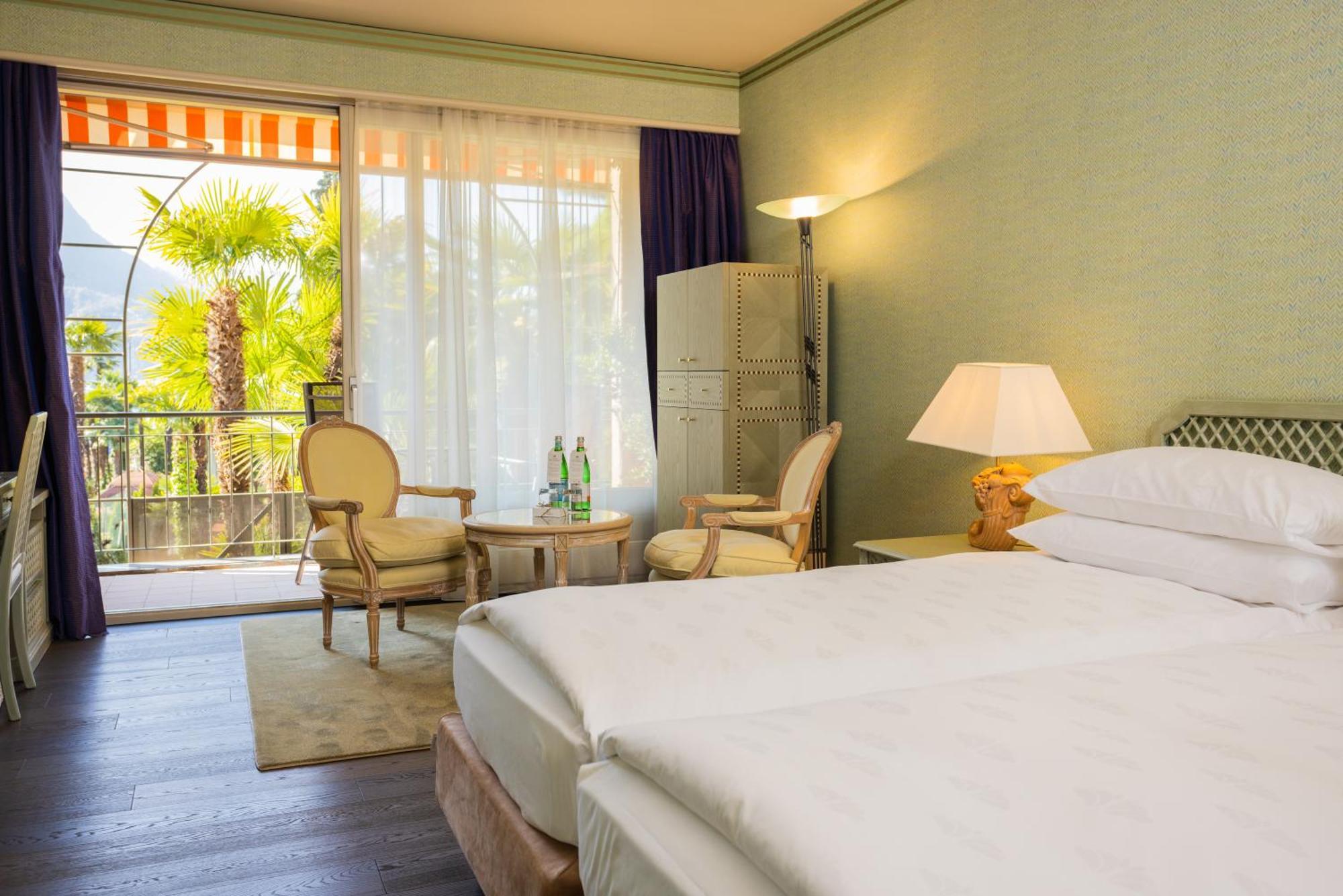 Grand Hotel Villa Castagnola Lugano Kültér fotó A room at the hotel